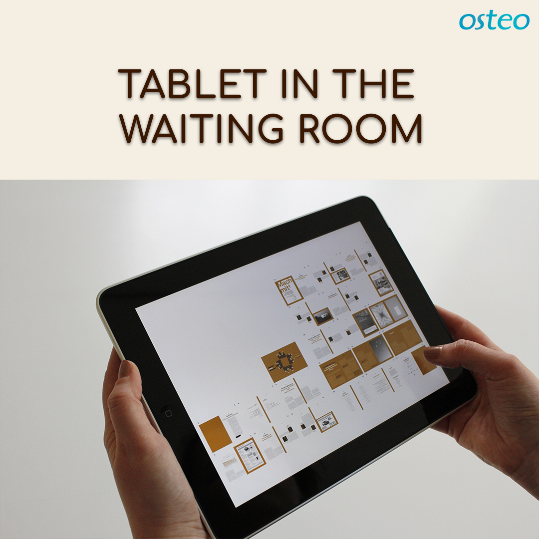 tablet in the waiting room